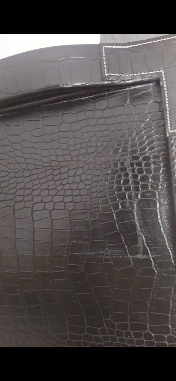 Siyah Deri Desenli Tepsi - Görsel 4