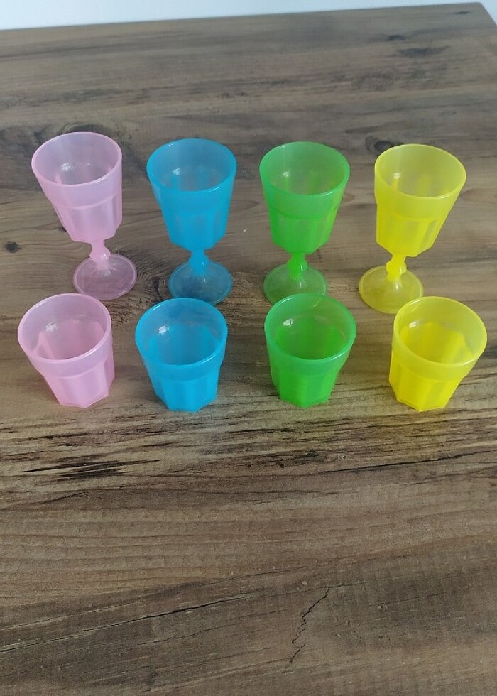 İkea duktig oyuncak renkli bardak - Görsel 2