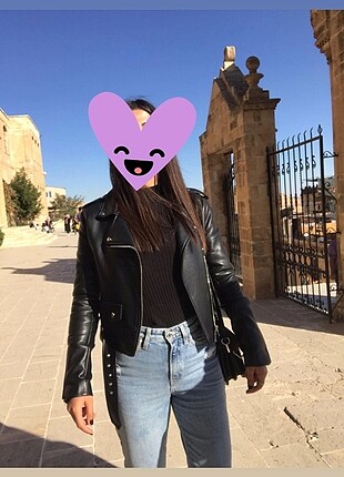 Bershka deri mont