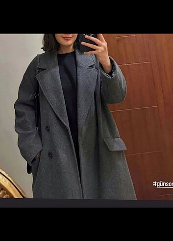 Zara gri kaban 