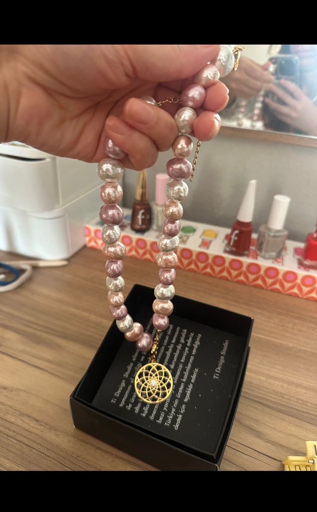 Mayorka İnci Tasarım  Kolye - Görsel 2