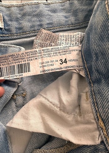 Stradivarius Açık Mavi  Denim Pantolon - Görsel 5