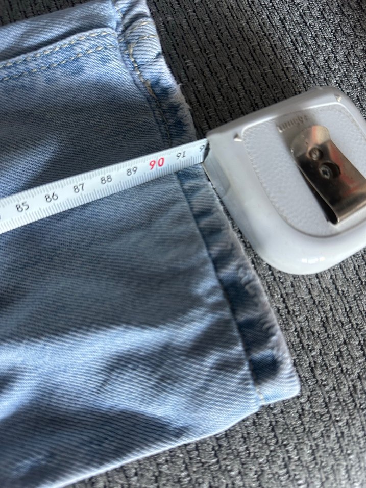 Stradivarius Açık Mavi  Denim Pantolon - Görsel 4