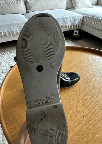 Parlak Siyah Kadın yağmur botu - Görsel 4