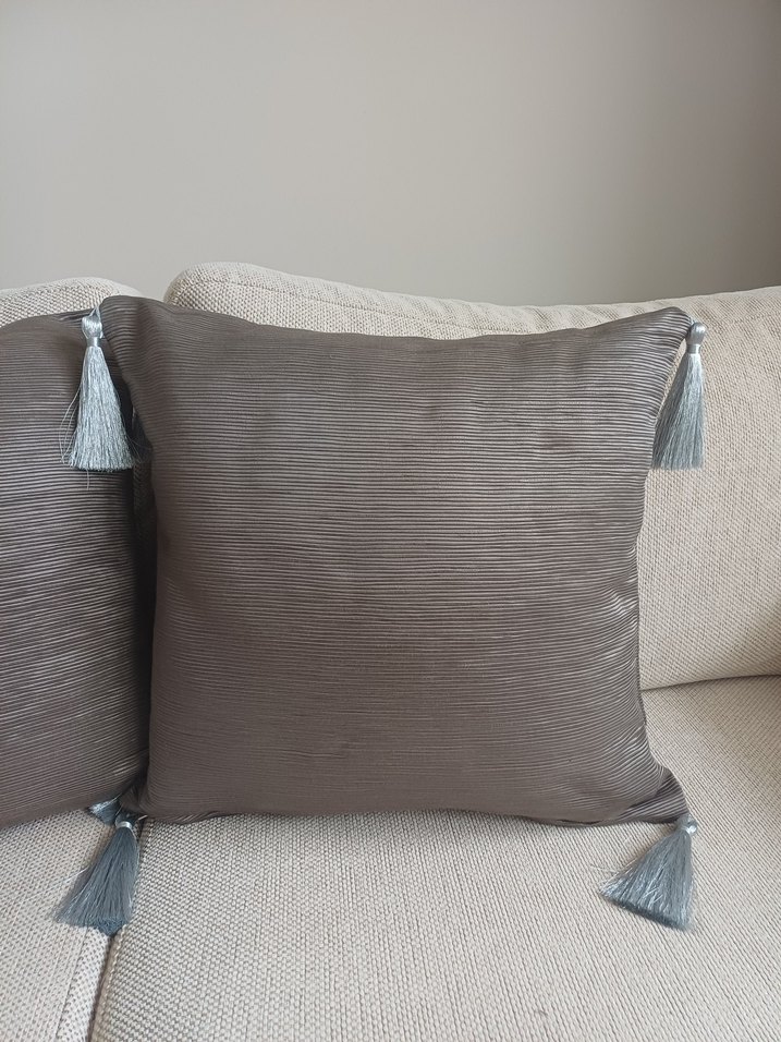 Çağdaş vizon Dekoratif Kırlent kılıfı - Görsel 2