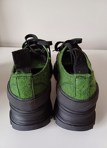 36 Beden yeşil Renk Twist sneaker ayakkabı 