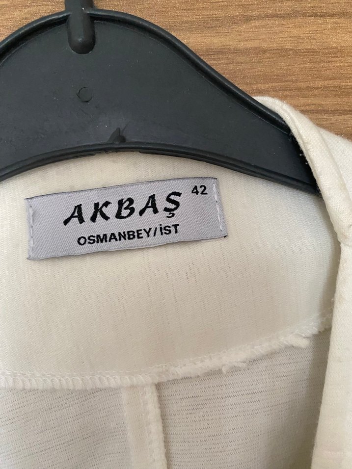 Bej Deri Midi Kadın Takım Elbise - Görsel 2