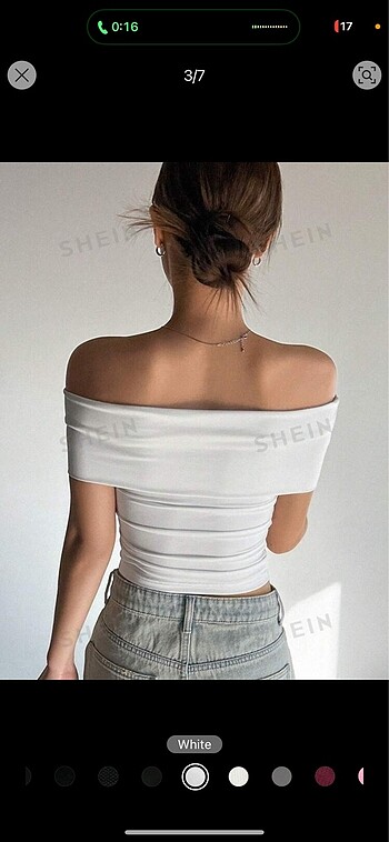 Sheinside Shein omuzu açık bluz