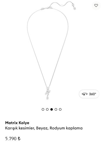 Swarovski kolye