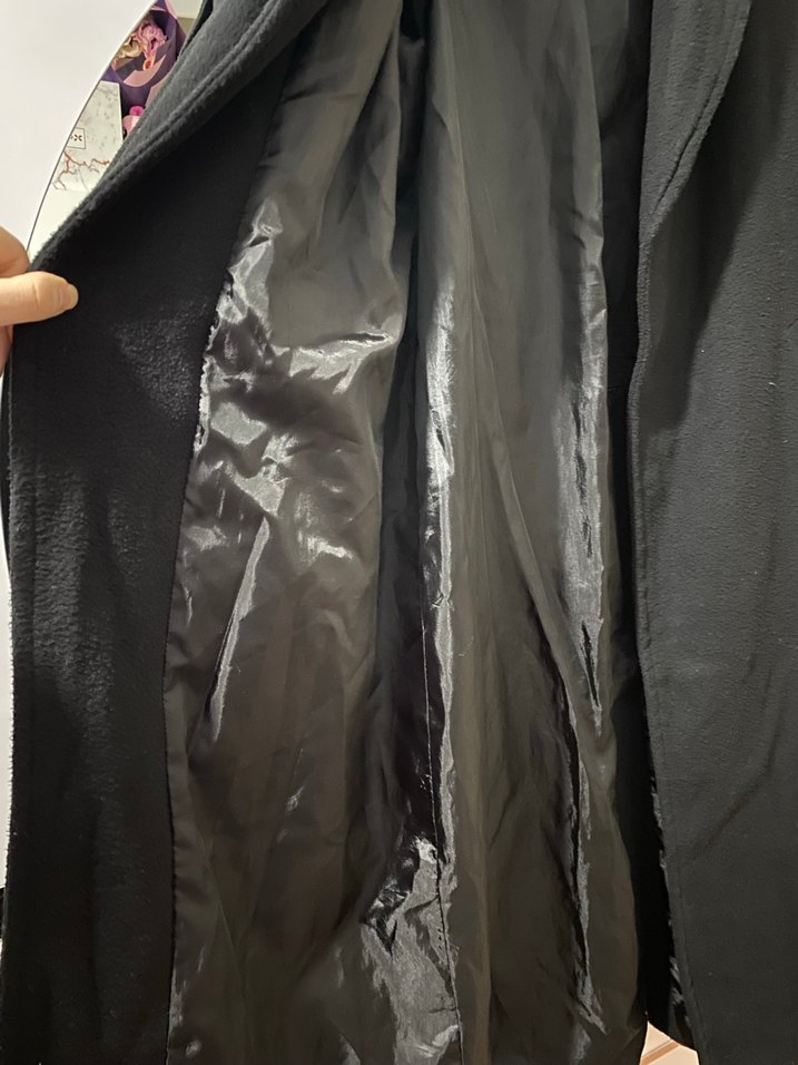 Siyah Uzun Klasik Kaban - Görsel 3