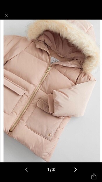 Zara çocuk mont