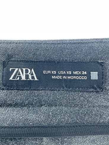 xs Beden gri Renk Zara Düz Kesim %70 İndirimli.