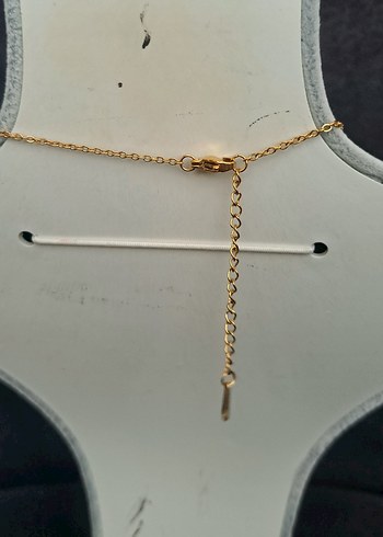 Beden beyaz Renk Çelik beyaz yonca taşlı Kolye Seti