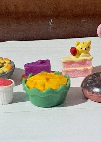 Renkli Mini Oyuncak Yiyecek Seti - Görsel 2