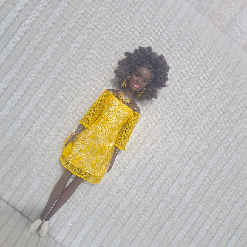 Fashionistas zenci barbie bebek - Görsel 3