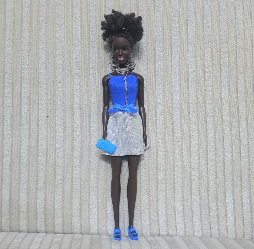 Fashionistas zenci barbie - Görsel 5