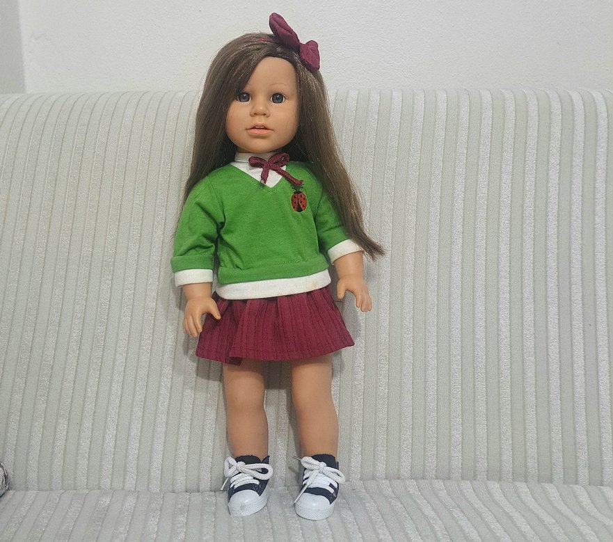 Vintage buyuk boy Oyuncak Bebek - Görsel 4