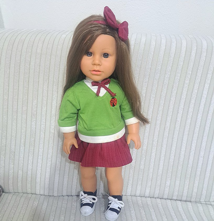 Vintage buyuk boy Oyuncak Bebek - Görsel 3