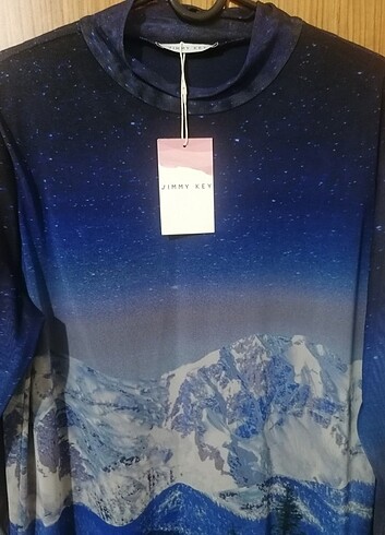 xl Beden mavi Renk Jimmy Key Kadın Elbise