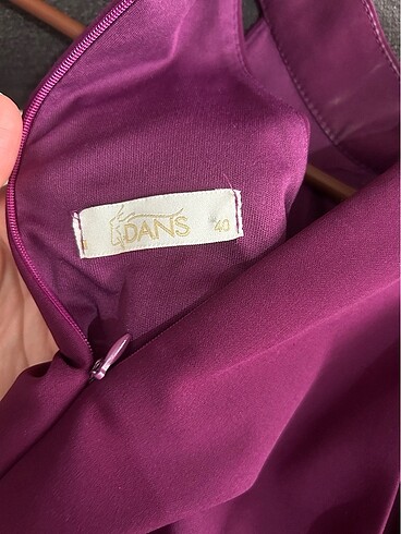 38 Beden bordo Renk Elbise