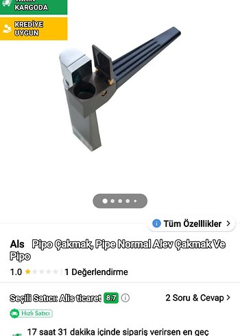  Beden Renk Siyah Gri Çakmak pipo