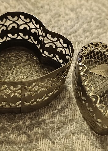 Tamami Gümüş kaplama. takı kutusu - Görsel 2