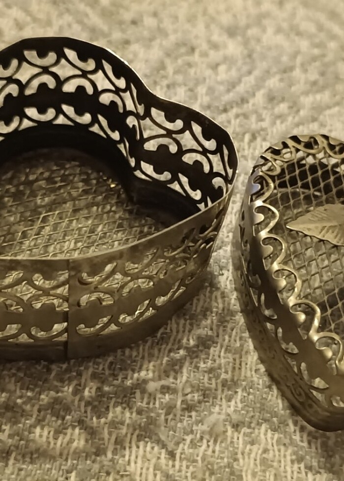 Tamami Gümüş kaplama. takı kutusu - Görsel 2