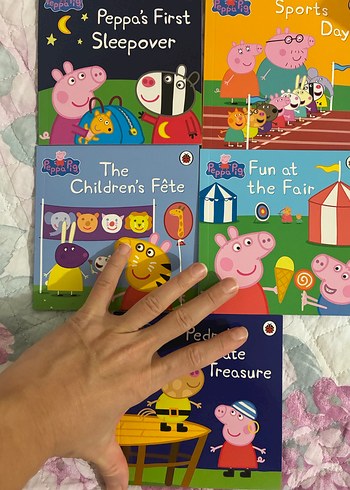  Beden Peppa Pig Çocuk Kitap Seti (5 Kitap)