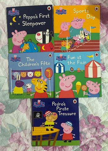 Peppa Pig Çocuk Kitap Seti (5 Kitap)