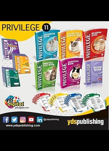 Yds privilege 11.sınıf kitap seti