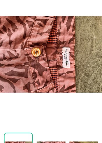 Lacoste Camo Desenli Rahat Pantolon