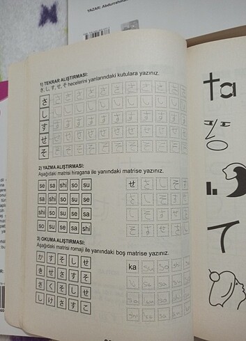  Set halinde japonca öğretici kitap