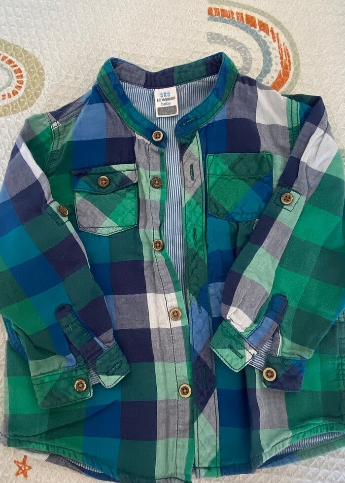 Erkek bebek gömlek - Görsel 4