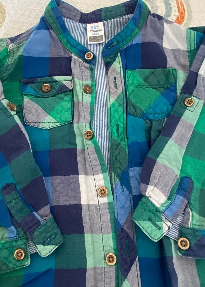 Erkek bebek gömlek - Görsel 5