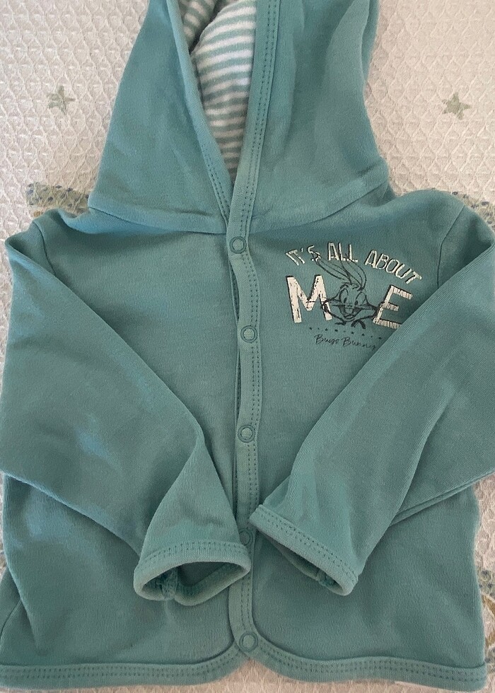 Erkek bebek hırka - Görsel 3