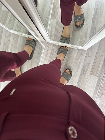 Kadın kumaş pantolon - Görsel 2