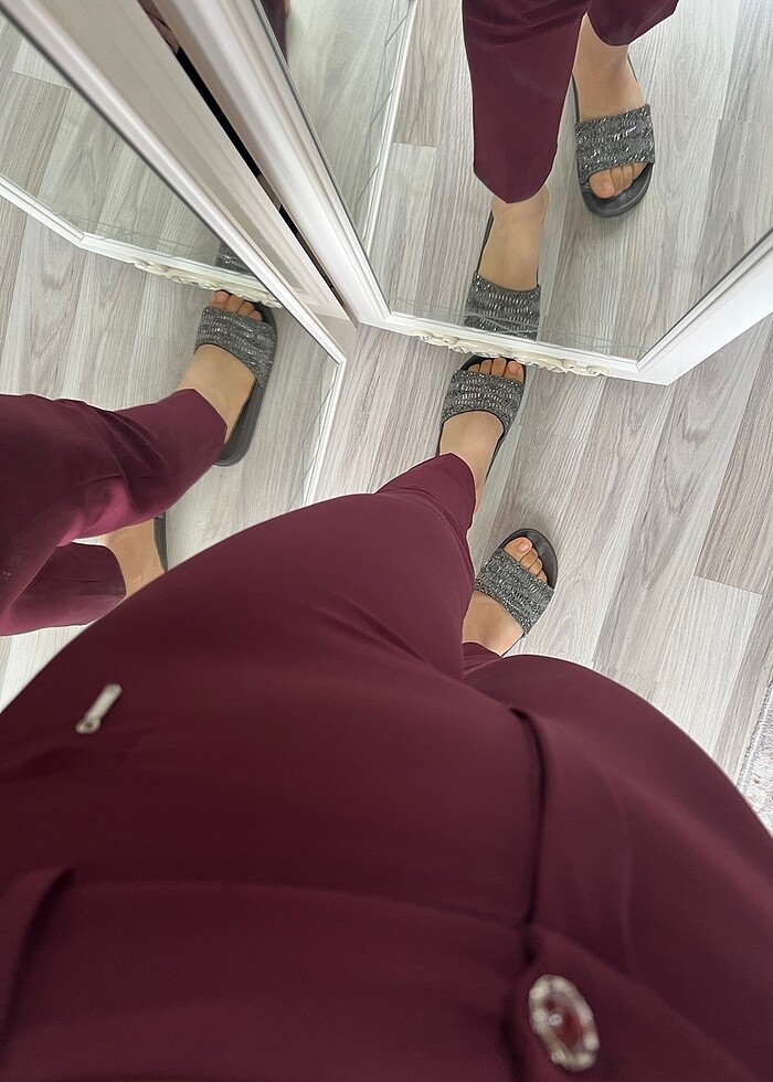 Kadın kumaş pantolon - Görsel 2