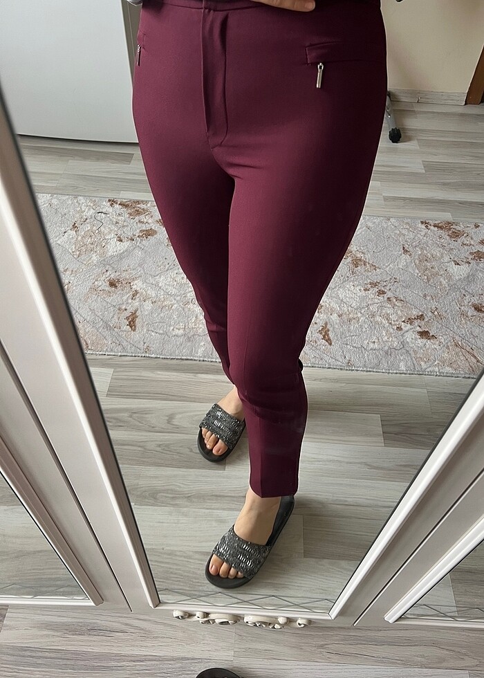 Kadın kumaş pantolon - Görsel 3