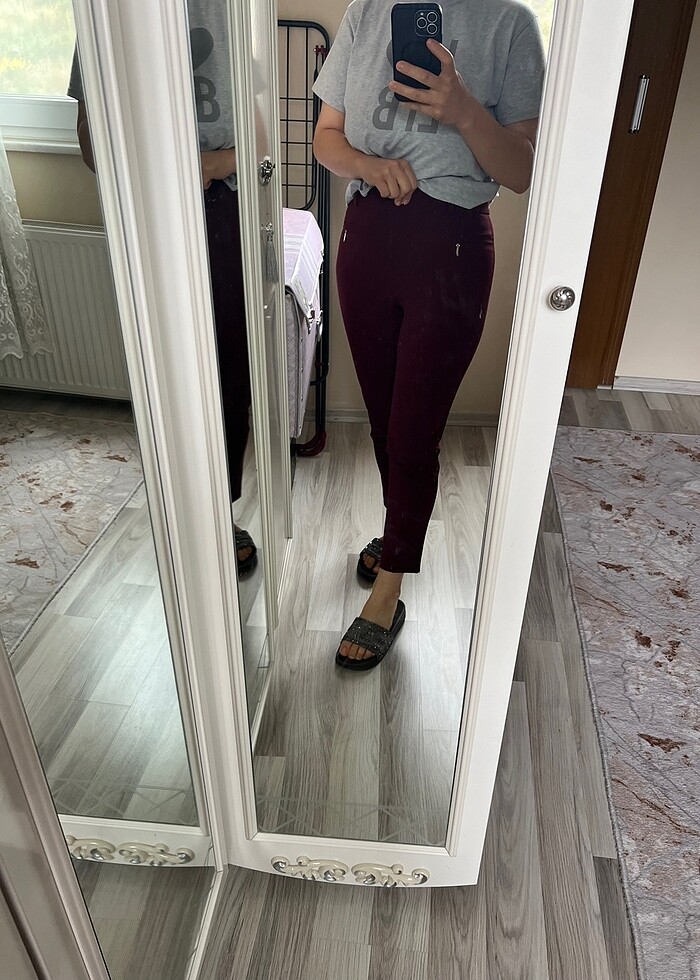 Kadın kumaş pantolon - Görsel 5