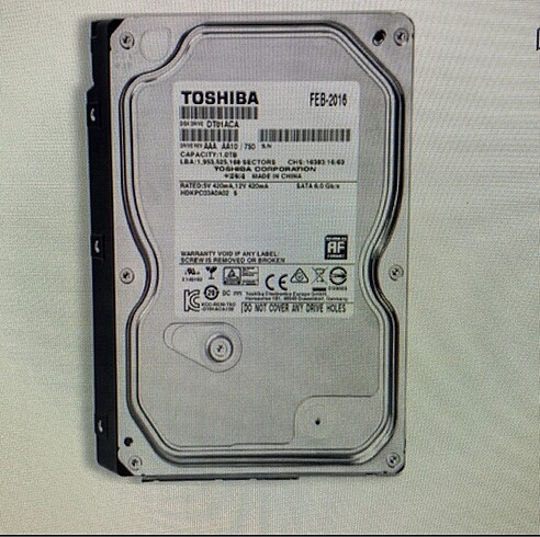 Toshiba Toshiba 7200 RPM 1 TB HARDDISK