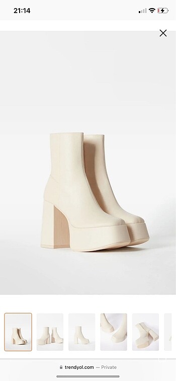 bershka platform topuk bot