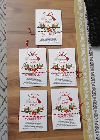 Kırmızı Bohem Bahar Marteniçka Bileklik - Görsel 2