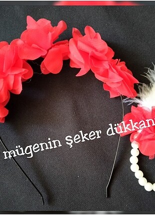 Kına gecesi taç ve bileklik seti