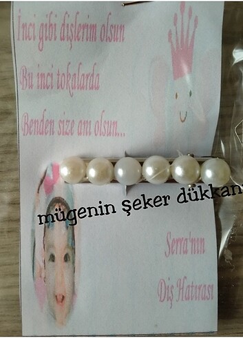 İnci toka hediyelik 
