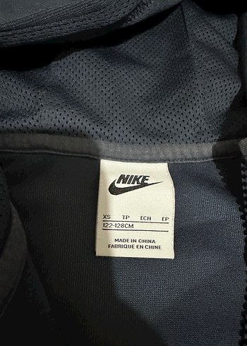 Nike Erkek Çocuk Koyu Mavi Fermuarlı Ceket - Görsel 4