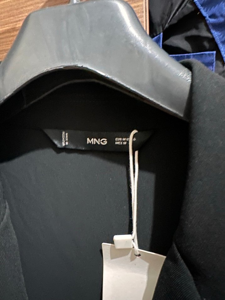 Kemerli Siyah Kadın Blazer Ceket elbise - Görsel 2