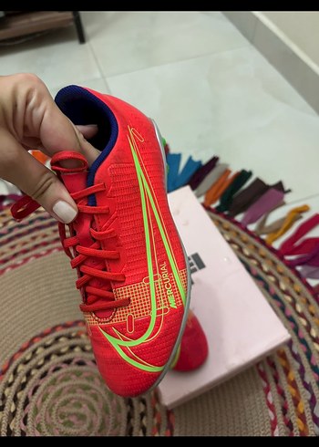 Erkek Kırmızı Street Wear Futbol Ayakkabısı - Görsel 3