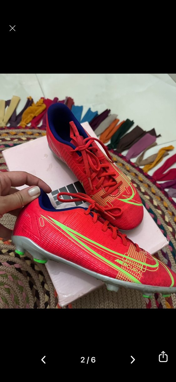 Erkek Kırmızı Street Wear Futbol Ayakkabısı - Görsel 2