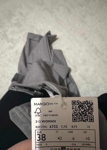 Gri Regular Fit İş Pantolonu - Görsel 4