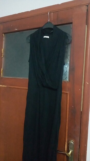 Miss Poem Siyah uzun elbise